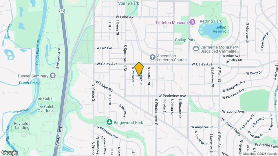 6385 S Crocker St Mapa y Detalles de la Ubicación