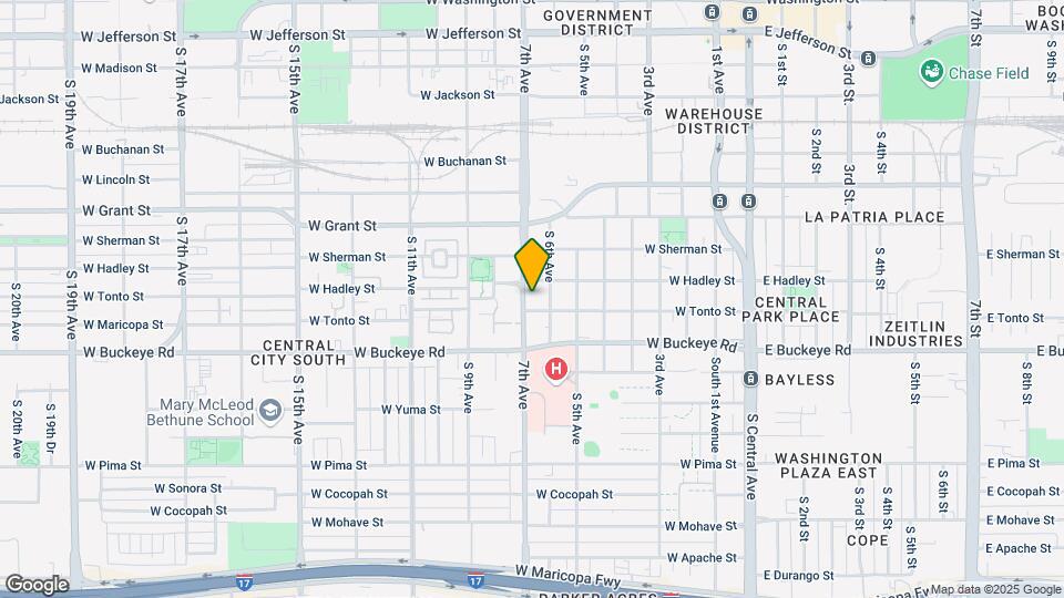 915 S 7th Ave, Unit 2 Map and Location Details