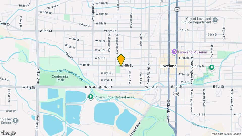460 W 4th St Map and Location Details
