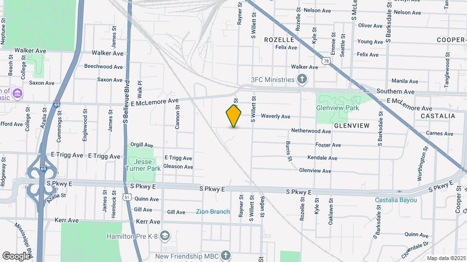 1505 Netherwood Ave Mapa y Detalles de la Ubicación