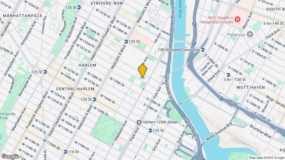 13 E 131st St Map and Location Details