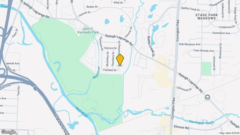 2512 Courtney Dr Map and Location Details