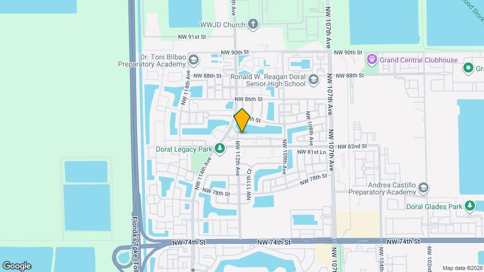 11103 NW 83rd St Map and Location Details