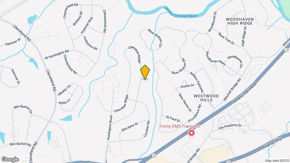 256 Cherokee Ridge Mapa y Detalles de la Ubicación