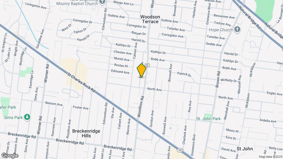 3620 Marvin Ave Map and Location Details