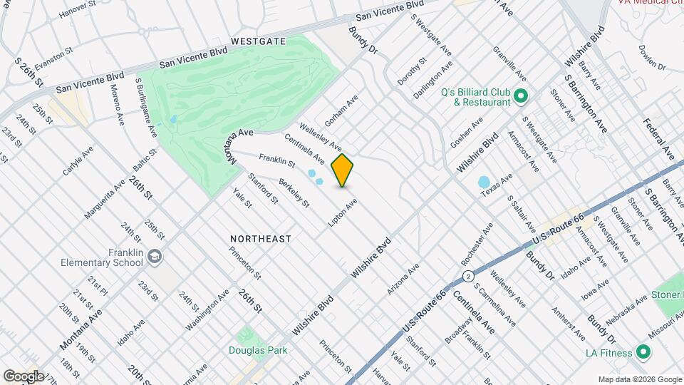 1030 Centinela Ave Mapa y Detalles de la Ubicación