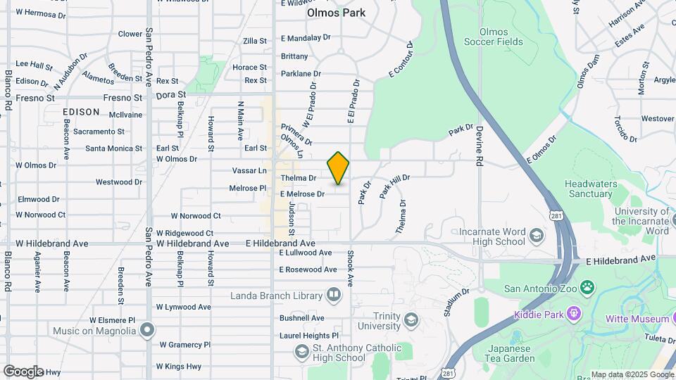 323 E Melrose Dr Map and Location Details