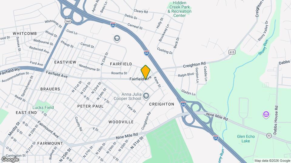 2706 Selden St Map and Location Details