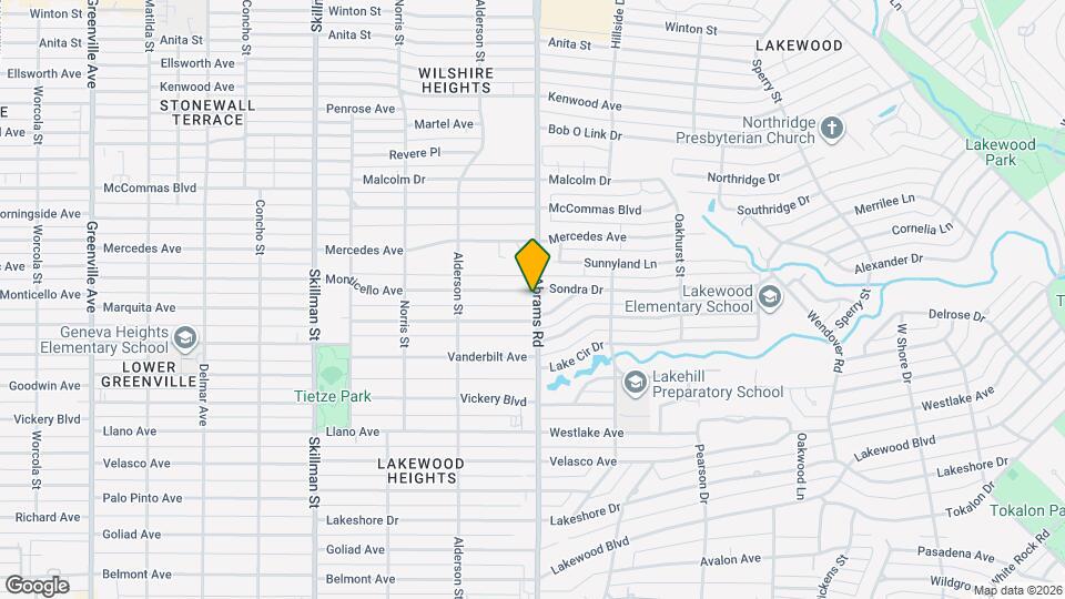 6368 Monticello Ave Map and Location Details