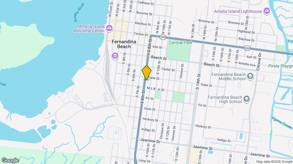 416 S 8th St Map and Location Details