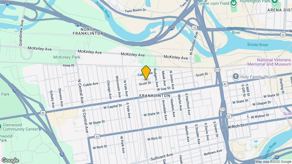 1068 Scott St Mapa y Detalles de la Ubicación