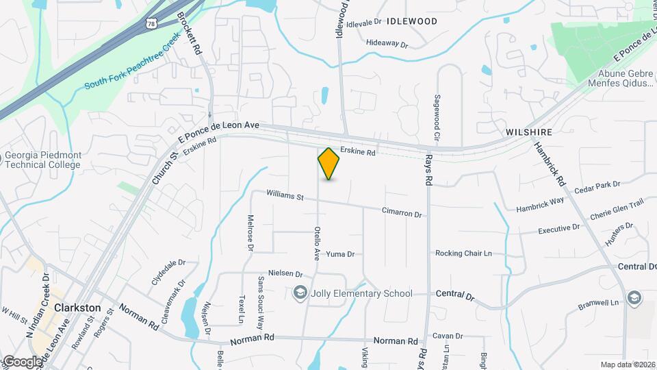 1241 Otello Ave Mapa y Detalles de la Ubicación