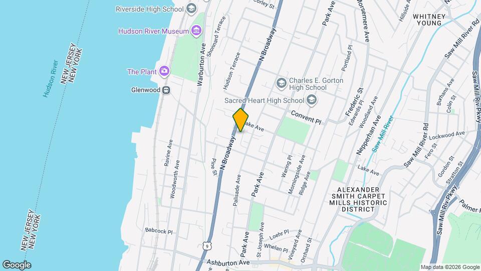 380 N Broadway Map and Location Details