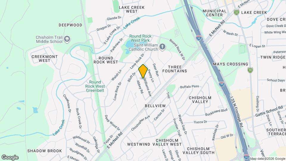 1100 St Williams Ave Map and Location Details