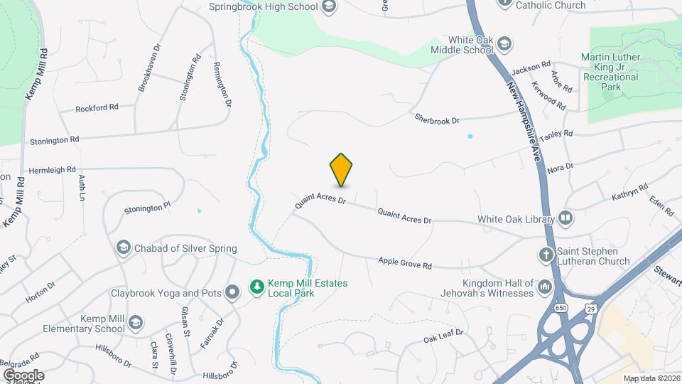 118 Quaint Acres Dr Mapa y Detalles de la Ubicación