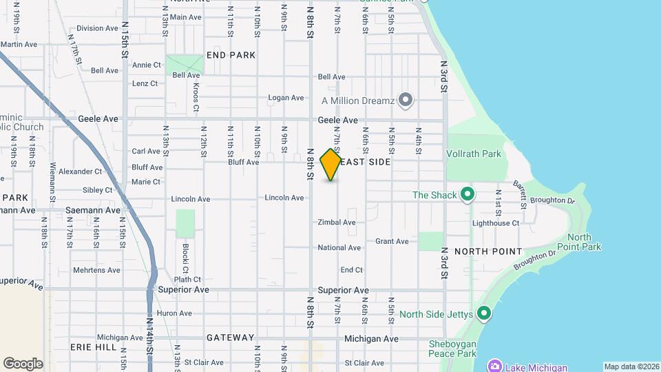 1916 N 7th St Mapa y Detalles de la Ubicación