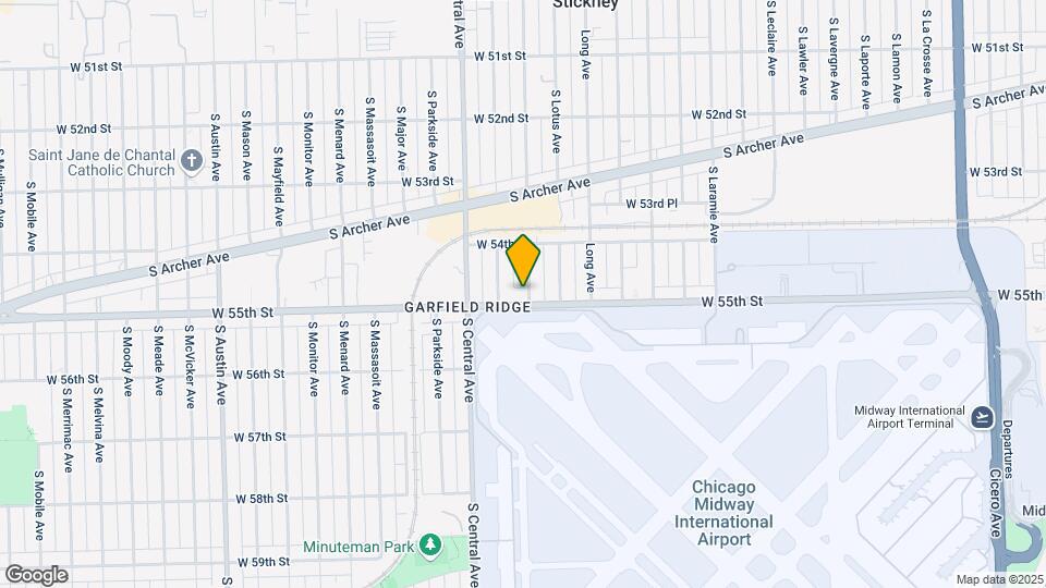 5522 W 55th St Map and Location Details