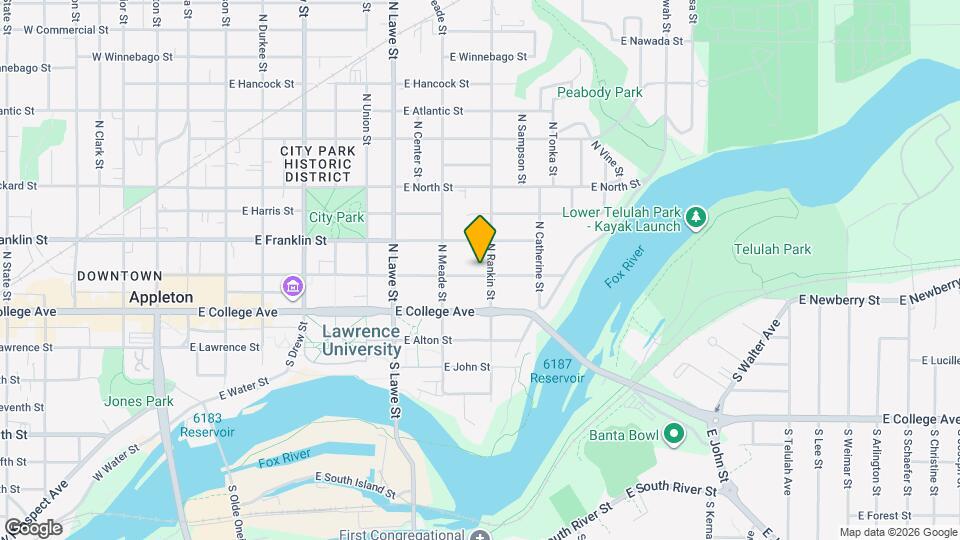 838 E Washington St Map and Location Details