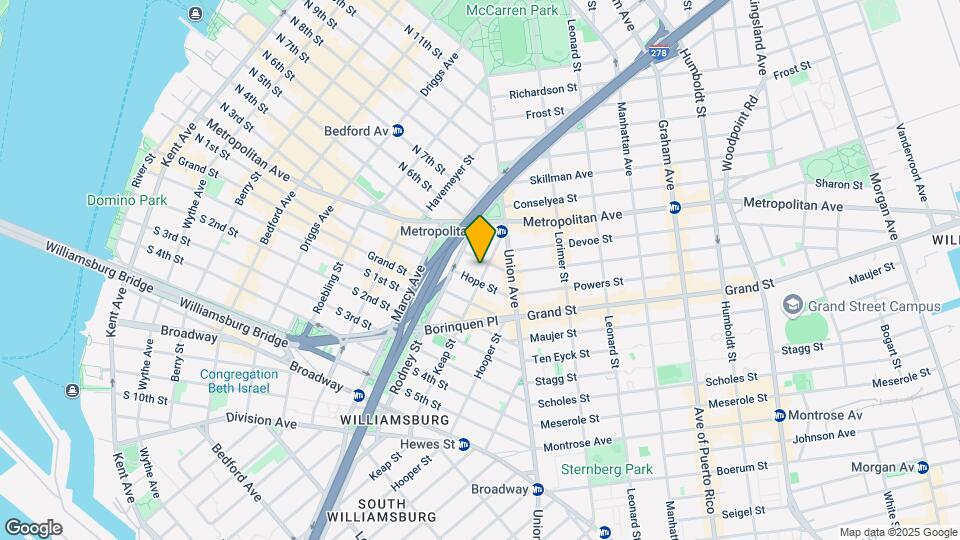 451 Keap St Map and Location Details