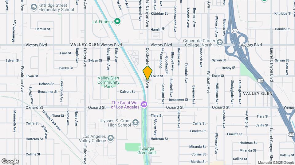 6167 Coldwater Canyon Ave Map and Location Details