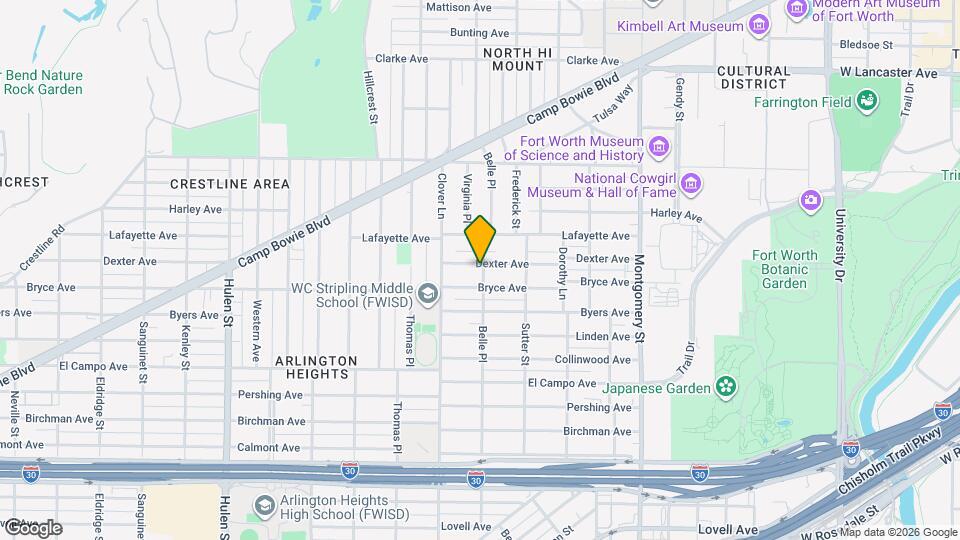 4001 Dexter Ave Mapa y Detalles de la Ubicación