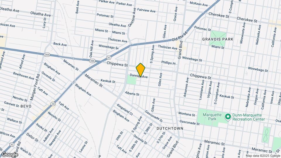 3852 Bamberger Ave Map and Location Details
