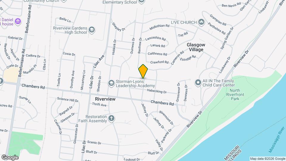 10063 Jeffrey Dr, Unit A Mapa y Detalles de la Ubicación