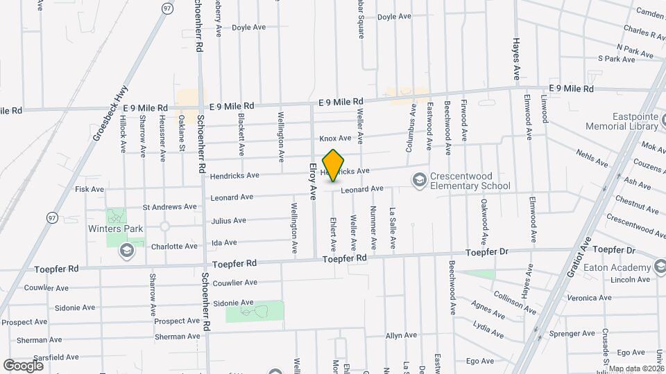 14275 Leonard Ave Map and Location Details