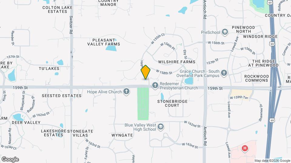 15828 Hayes St Map and Location Details