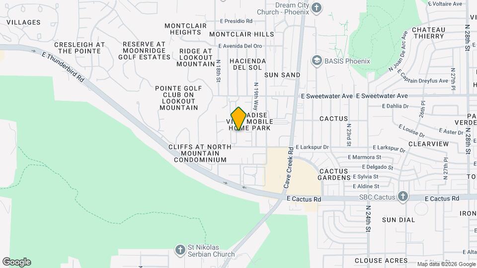 12625 N 19th St Map and Location Details