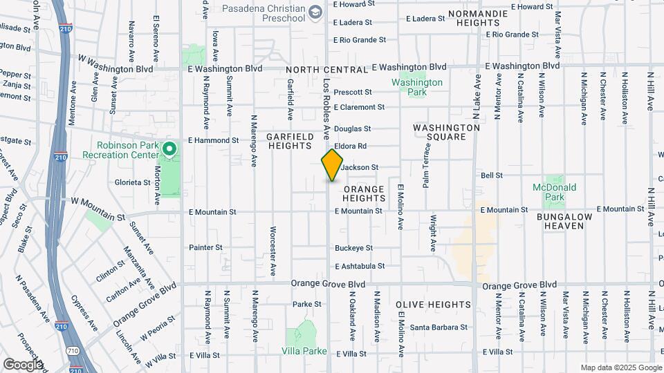 982 Los Robles Ave Map and Location Details