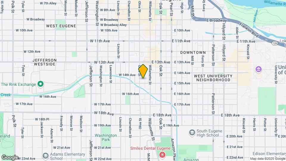 95 W 15th Ave Map and Location Details
