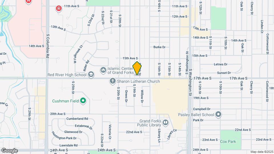 1618 S 18th St Map and Location Details