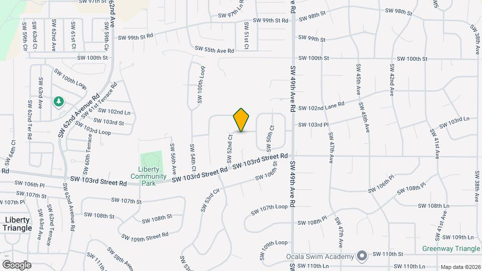 10417 SW 52nd Ct Map and Location Details