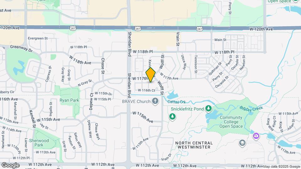 11668 Xavier Way Map and Location Details