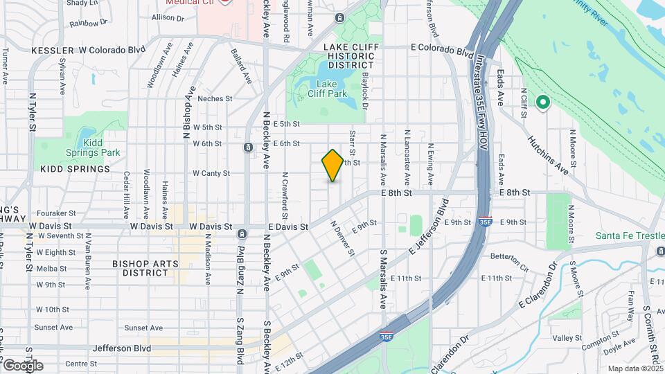 400 N Denver St Map and Location Details