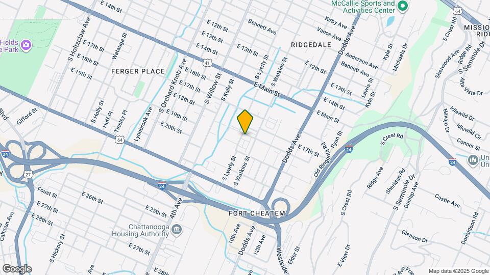 2336 E 18th St Map and Location Details