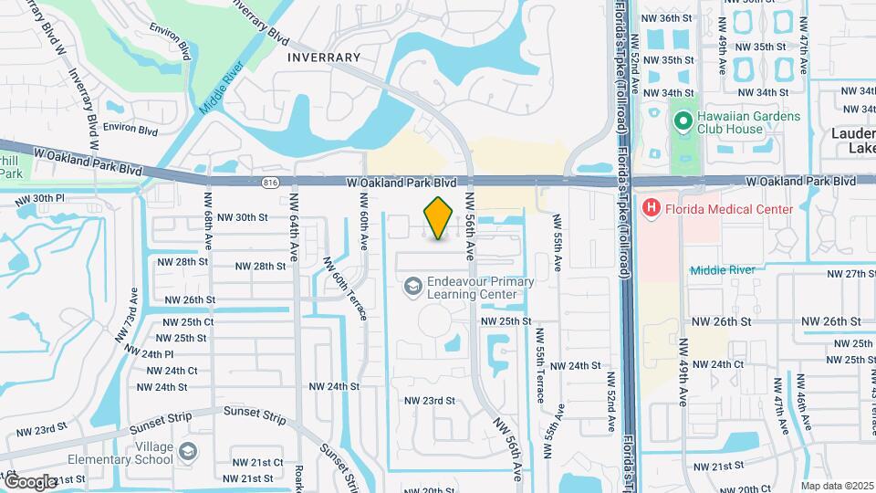 5721 NW 28th St Map and Location Details