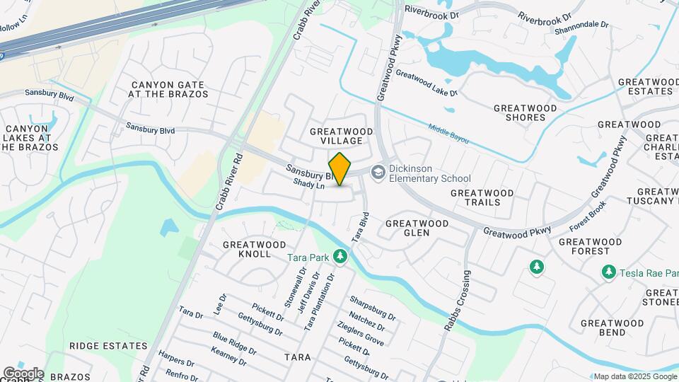 6926 Shady Ln Map and Location Details
