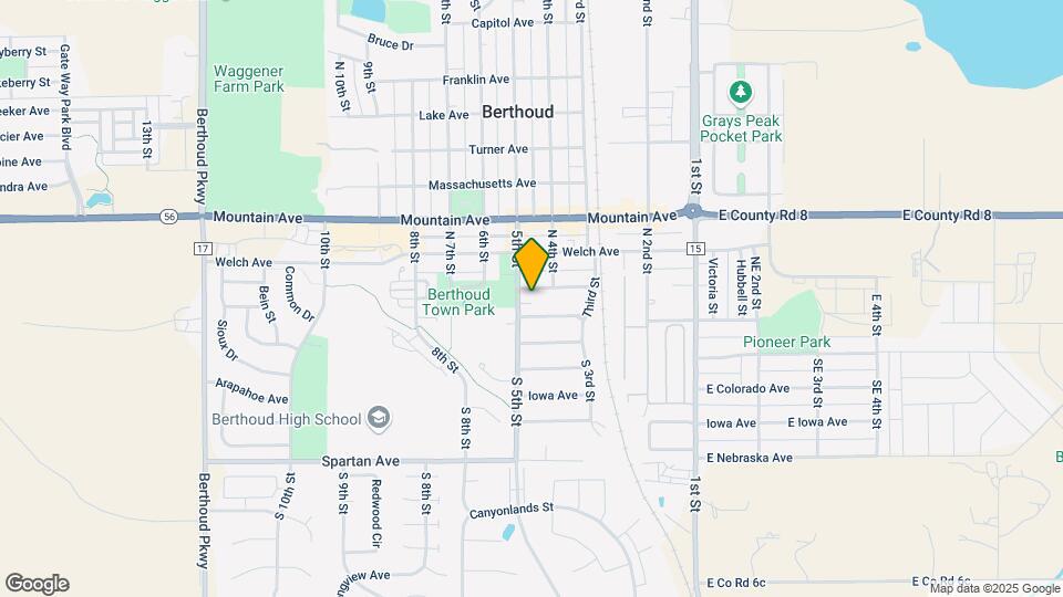 419 Bimson Ave, Unit D Map and Location Details