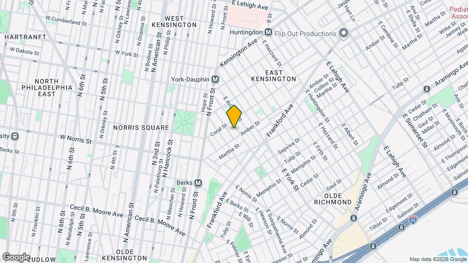 2070 E Dauphin St Map and Location Details