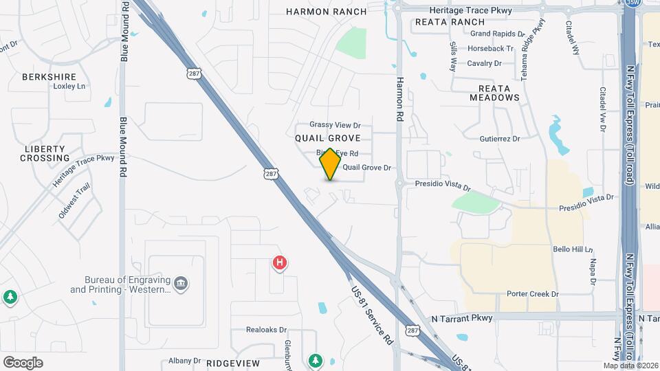 1604 Quail Springs Cir Map and Location Details