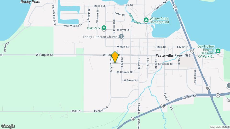417 W Hoosac St Map and Location Details