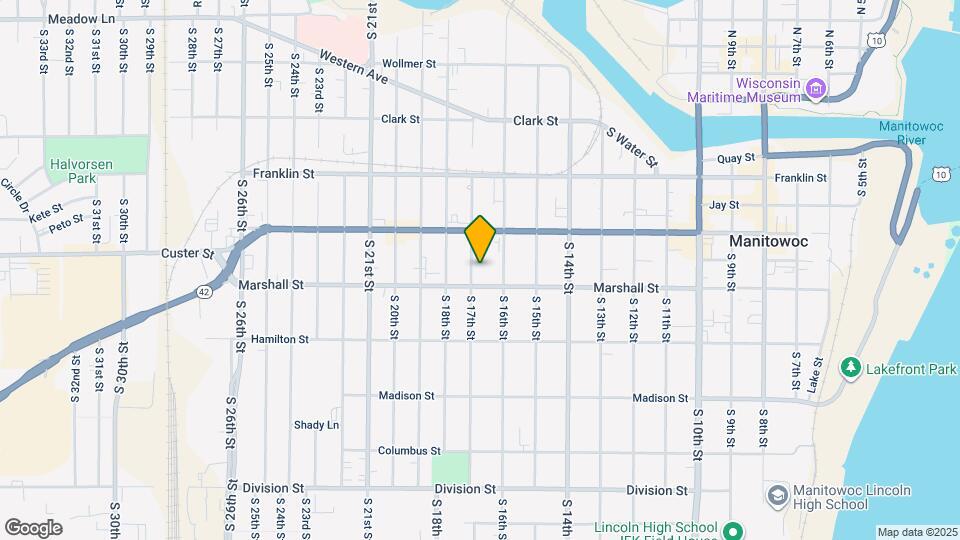 1029 S 17th St Map and Location Details