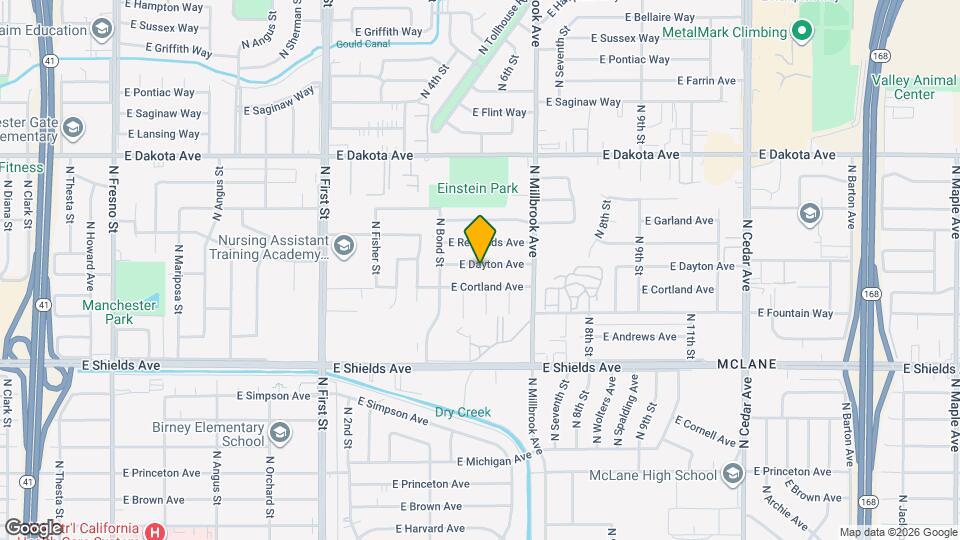 3492 E Dayton Ave Map and Location Details