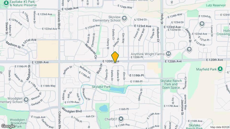 4879 E 119th Ct Map and Location Details