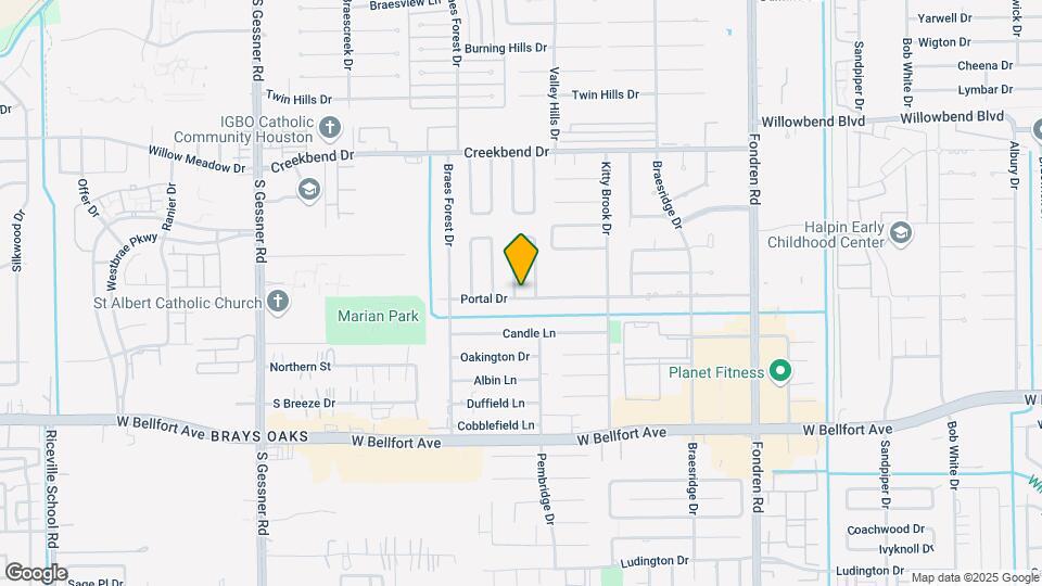 10919 Paulwood Dr Map and Location Details