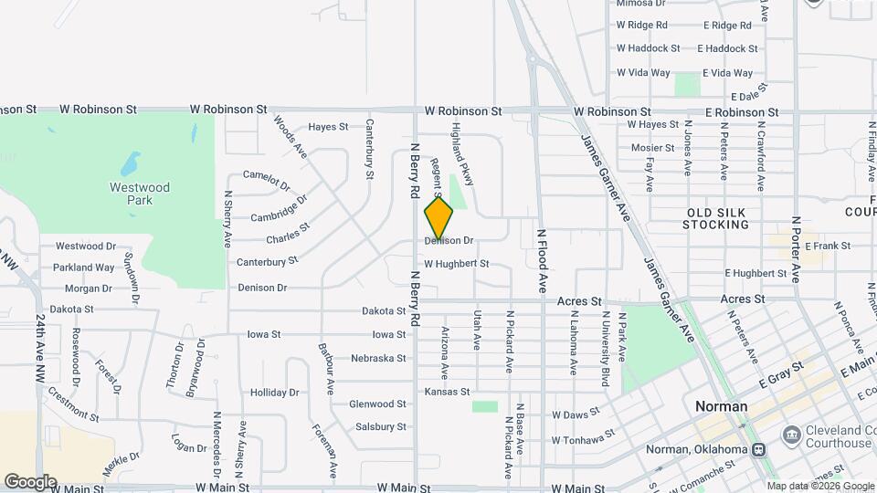 820 Denison Dr Map and Location Details