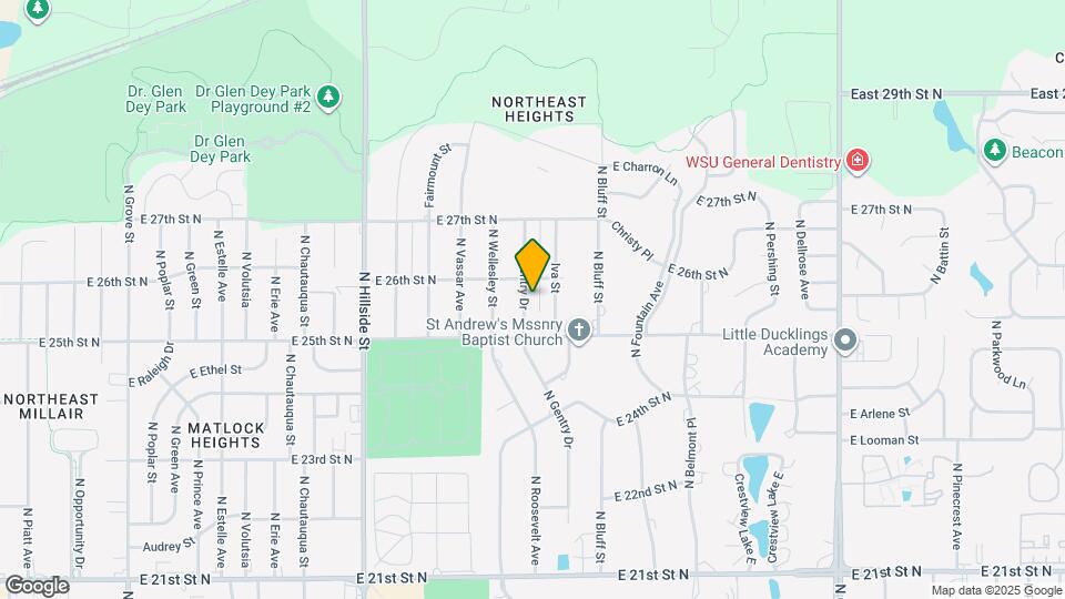 2640 N Gentry Ave Map and Location Details