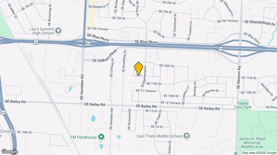 721 SE 10th Terrace Map and Location Details